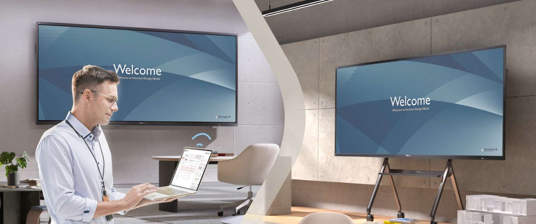 Màn hình tương tác ViewSonic IFP105UW–105" siêu rộng, công nghệ Ultra Fine Touch, hỗ trợ 40 điểm chạm